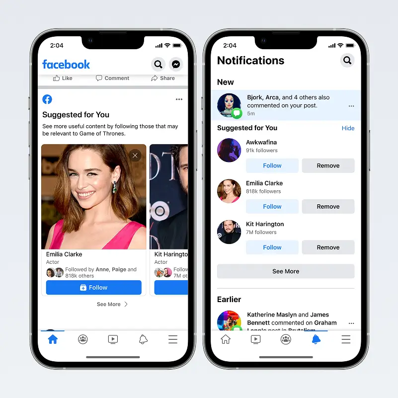 Facebook - Suggested for you