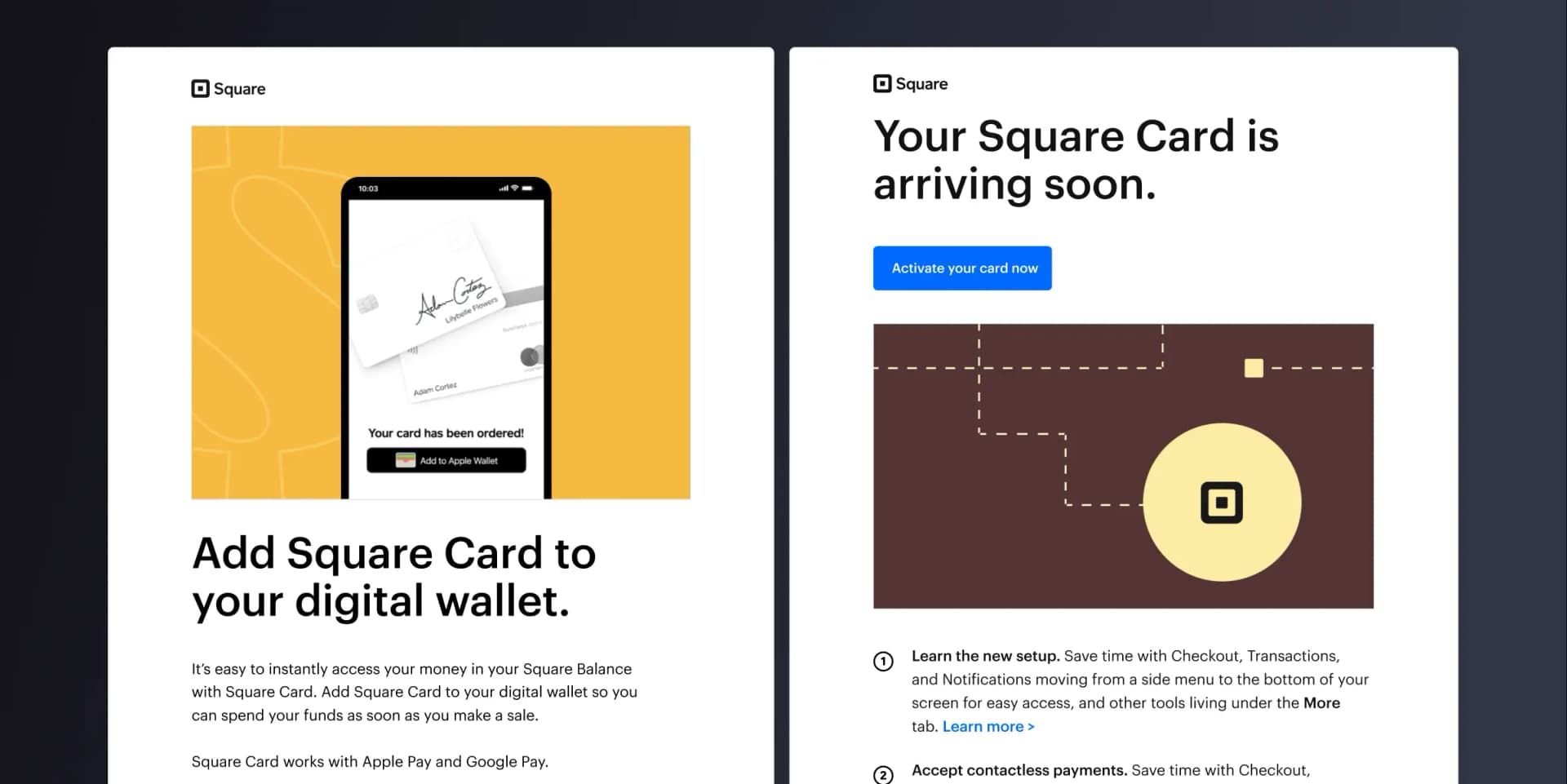 Square - Email design system