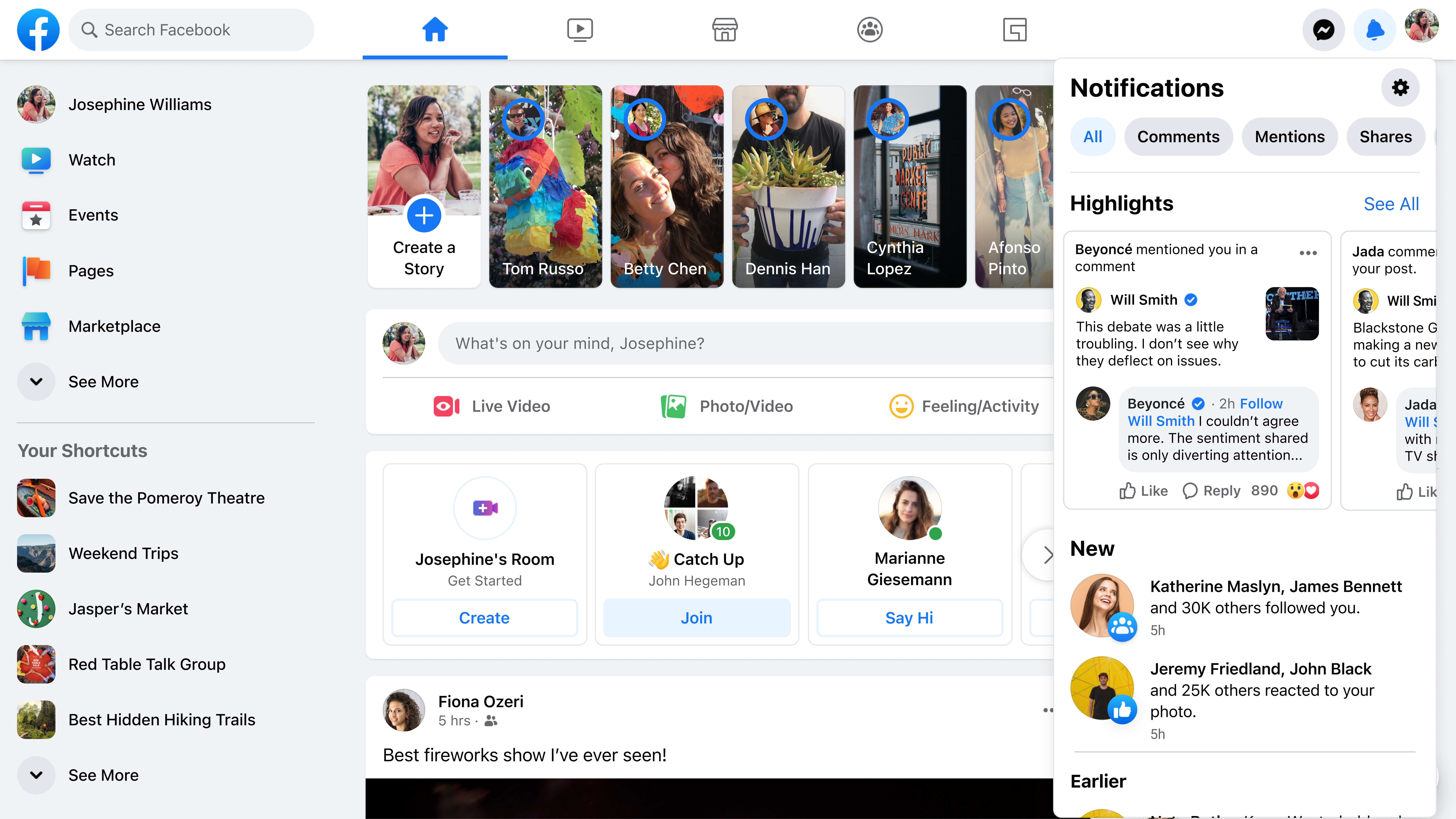 Facebook Admin Notifications