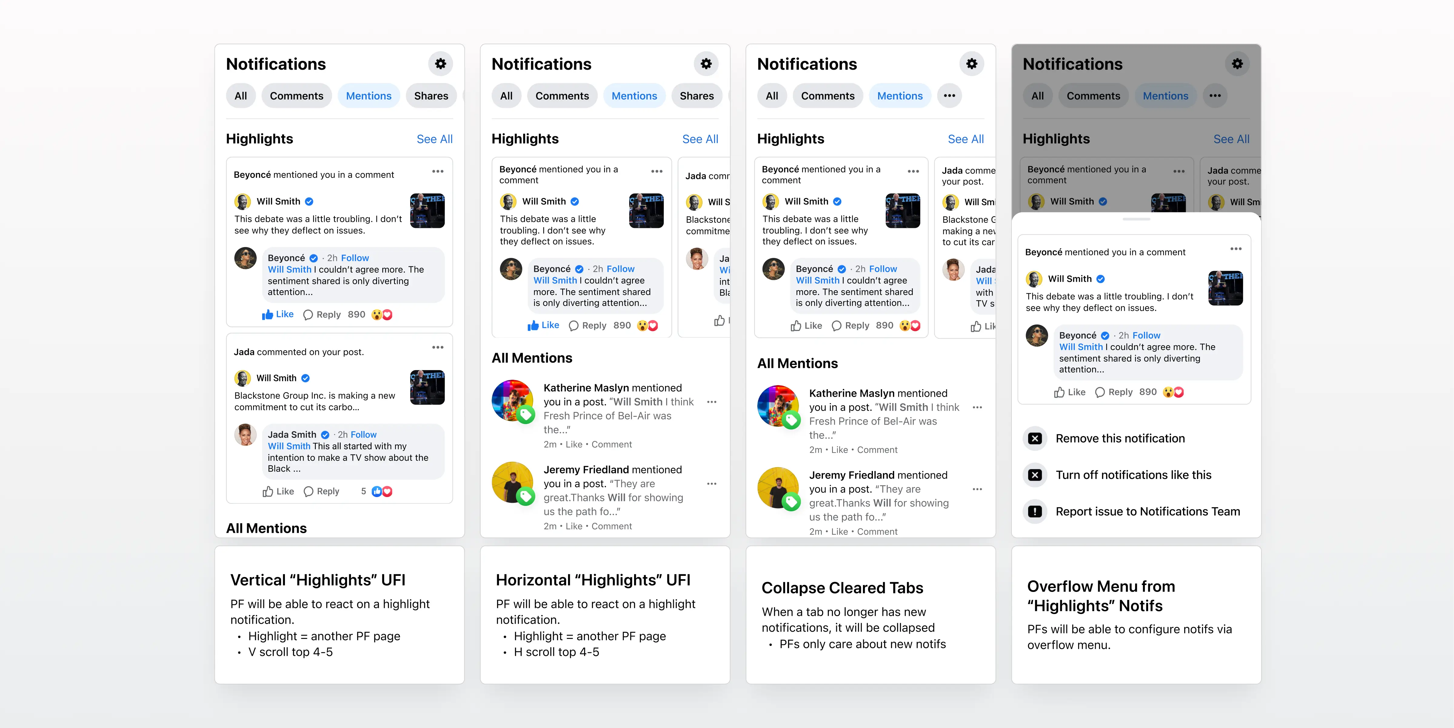 Facebook Notification Priority System