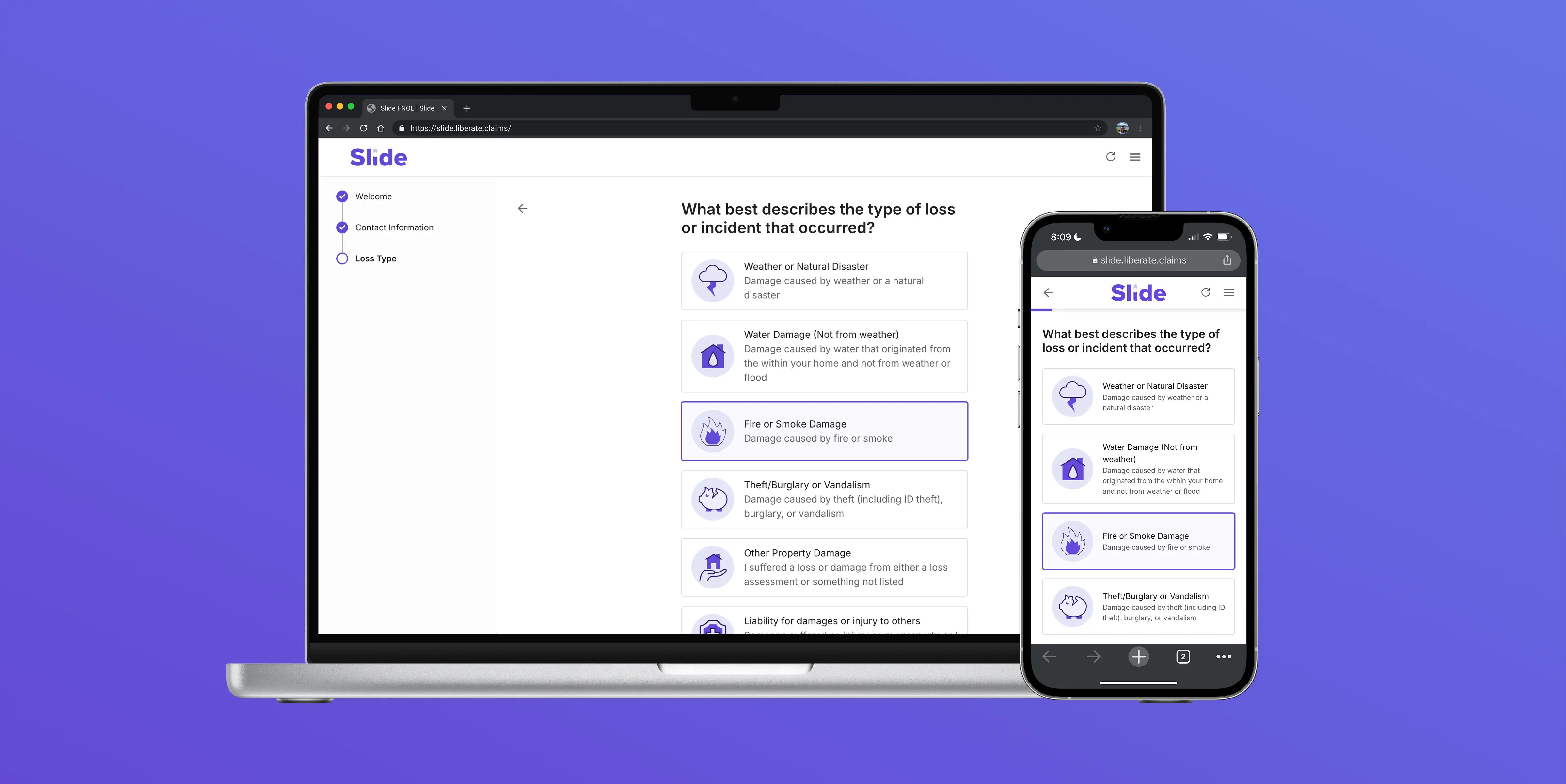 Slide Mobile App Hero