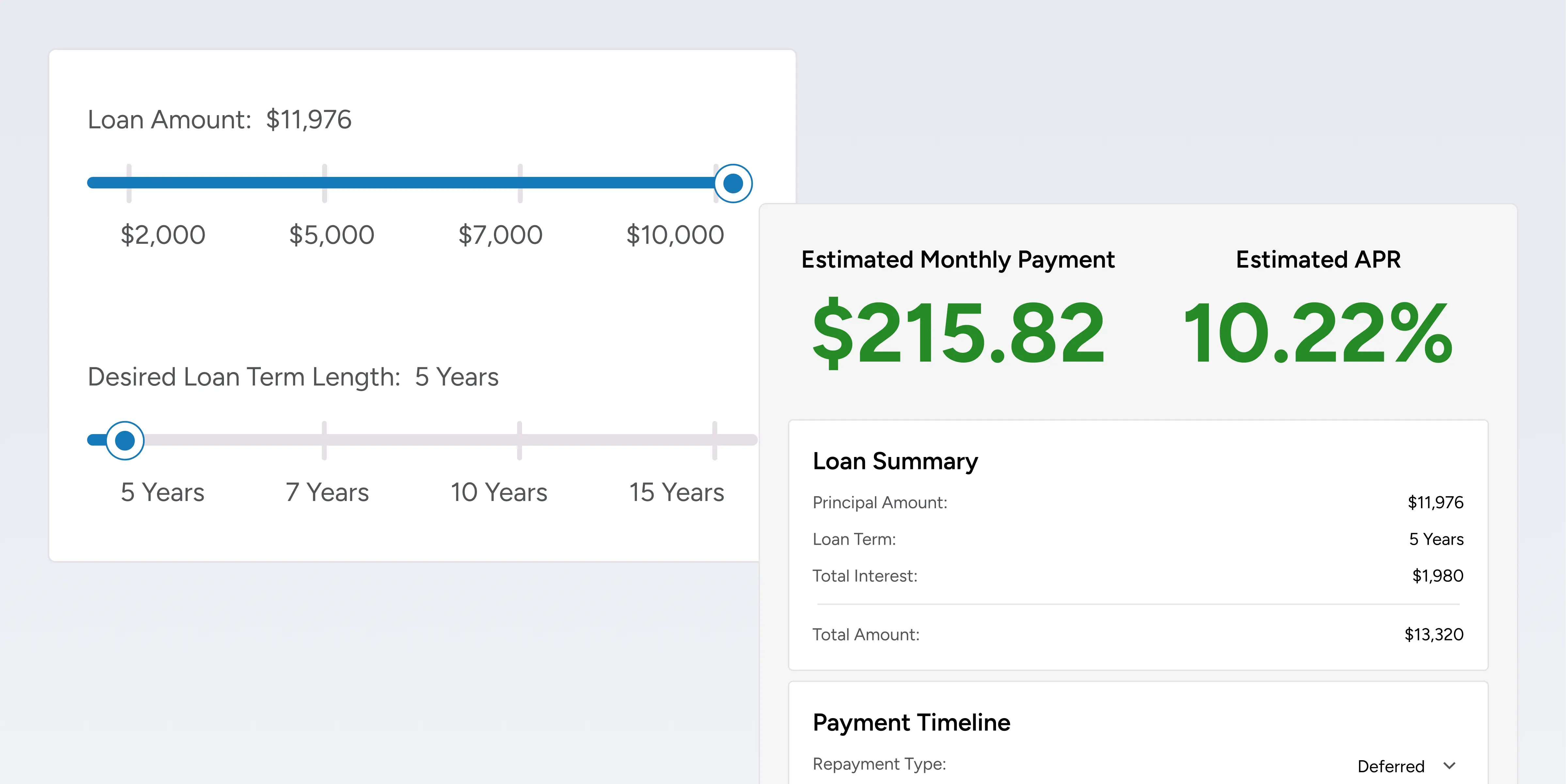 SouthEast Bank Calculator Interface