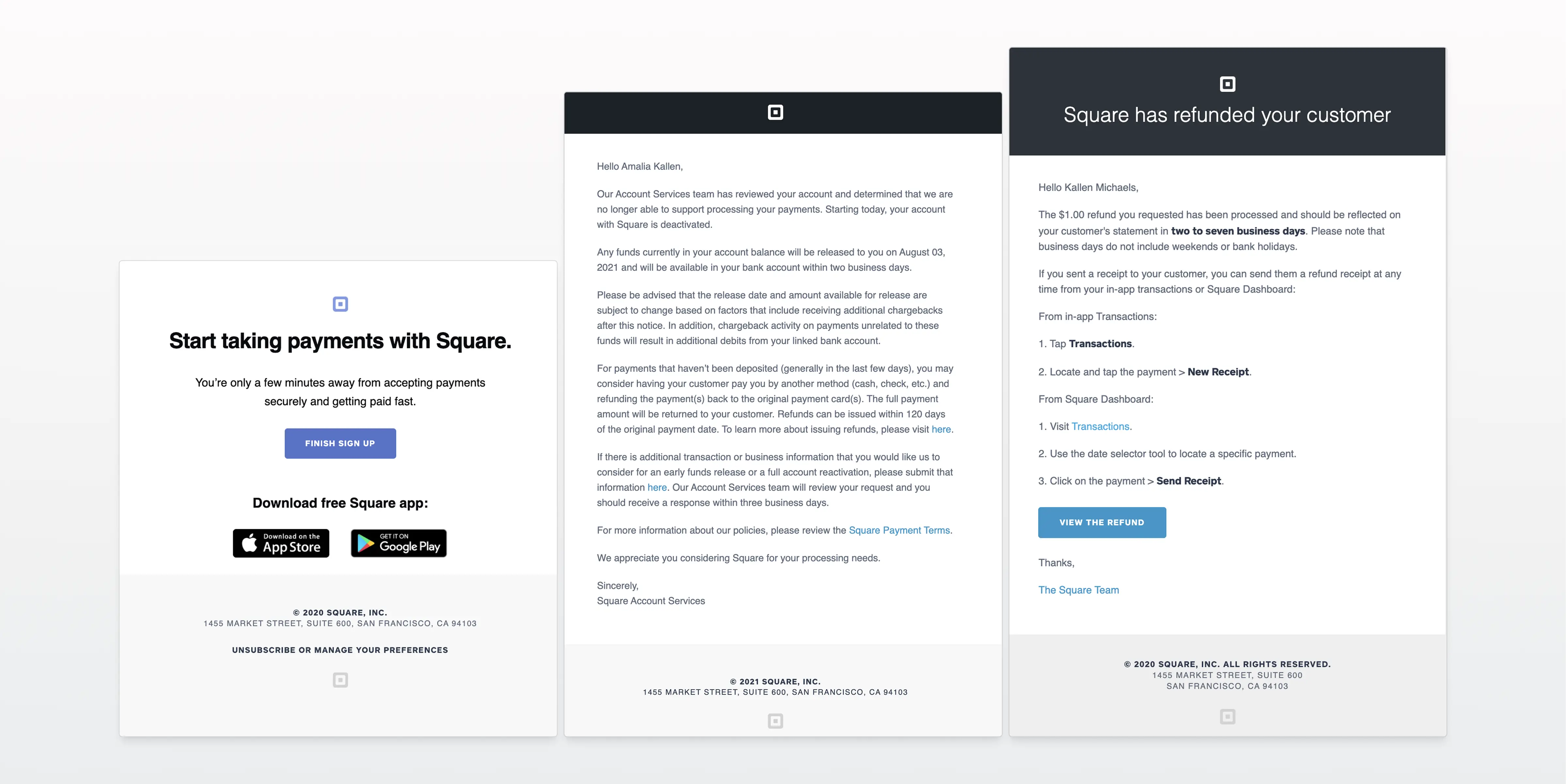 Square Payment Interface Redesign