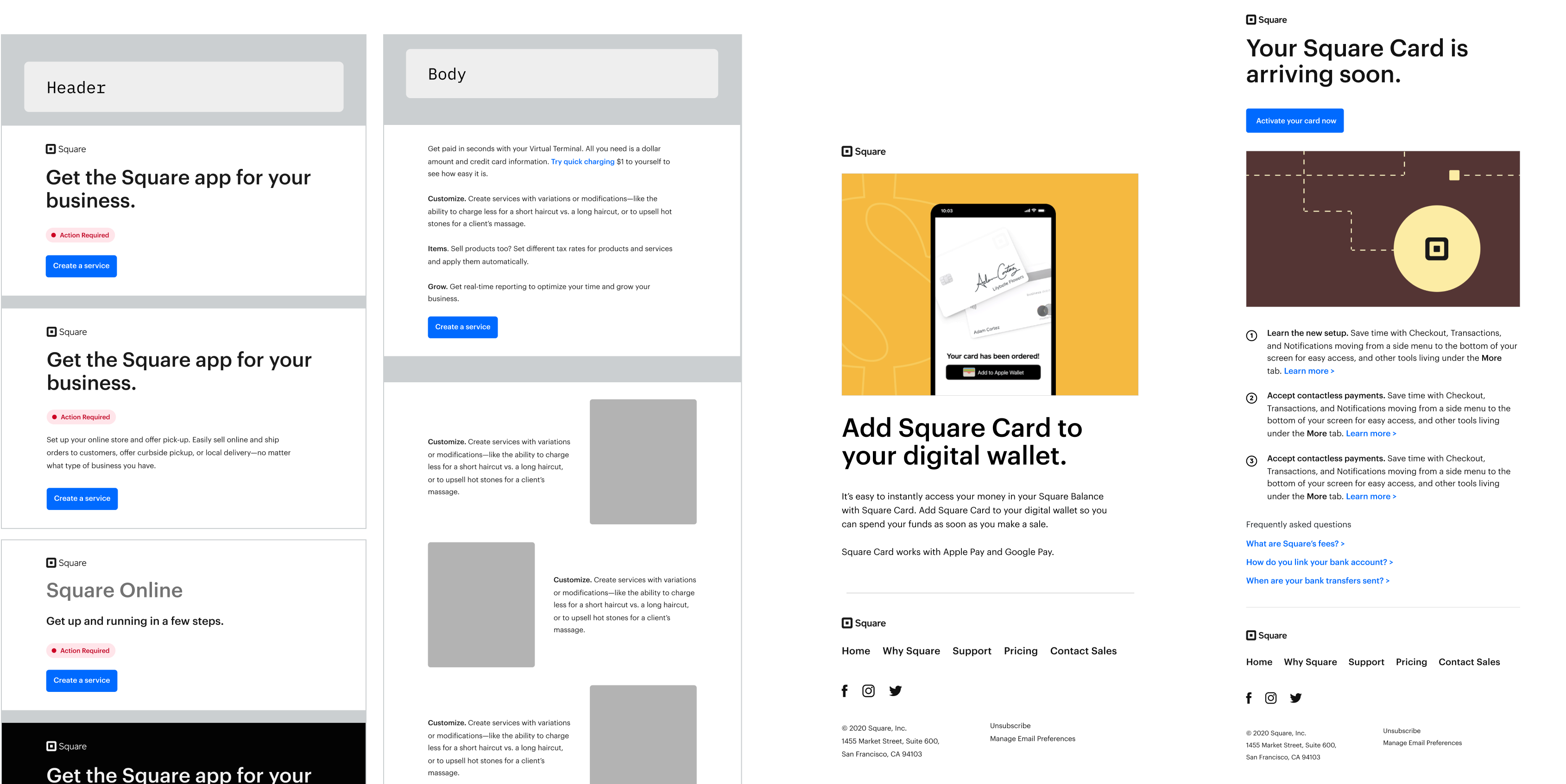 Square Email Results